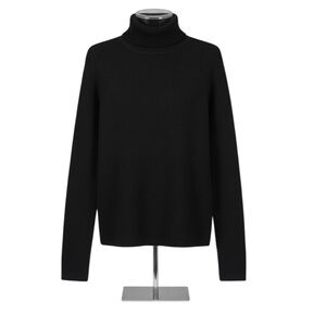 🔥 French Connection Black Ribbed Turtleneck Sweater | Size XL 🔥